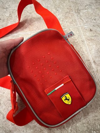 Bolsa bandolera Ferrari roja