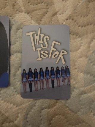 Pack 5 Photocards doblecara Twice era This is For