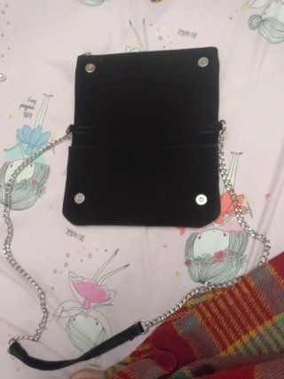 Bolso Zara Negro Tachuelas Cadena
