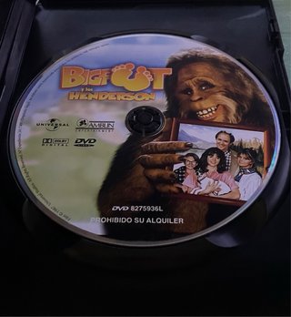 DVD Bigfoot y los Henderson