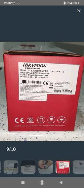 Cámara Hikvision Bullet HD IR Nueva