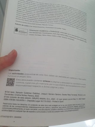 Libro de lengua, 3ro de la ESO trimestre 1