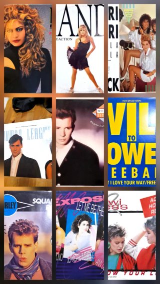 Colección  de 35 Vinilos Pop Rock Dance R&B Soul