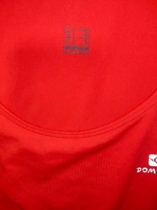 Maglia sportiva corallo