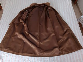 Chaquetón largo de ante (vintage).