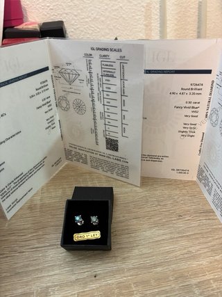 Pendientes Oro 18k Diamantes Naturales 1.02 Ct