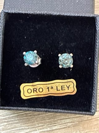 Pendientes Oro 18k Diamantes Naturales 1.02 Ct