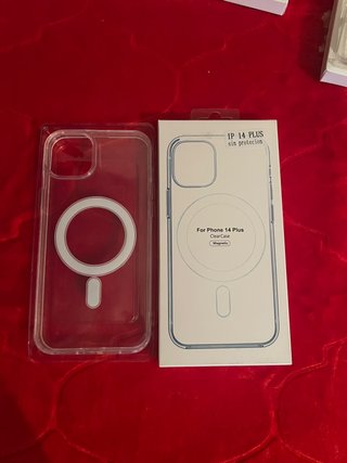Funda iPhone 14 Plus Transparente Magnética