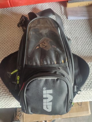Bolso Givi Negro con Pantalla Transparente