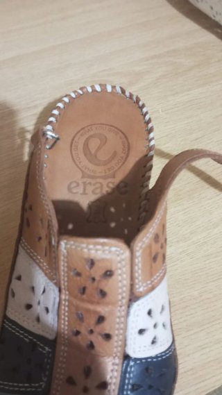 Sandalias de mujer de cuero multicolor