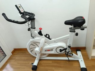 Bicicleta Spinning Blanca