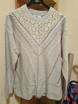 Jersey TIFOSI Beige Encaje Talla L