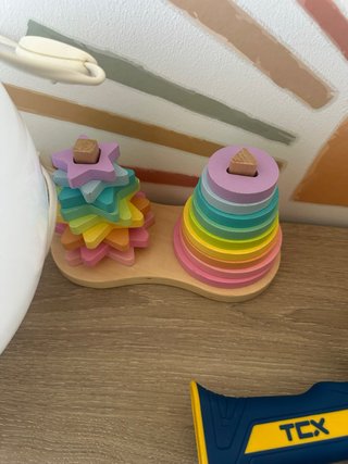 Juguete Montessori Apilable Estrellas y Círculos