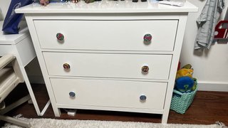 Cómoda IKEA HEMNES 3 cajones blanca