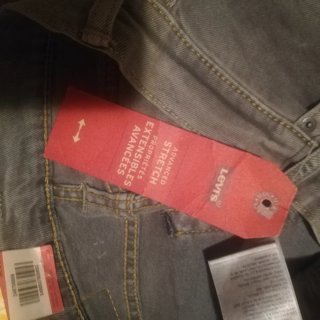 Levi's 519 Extreme Skinny Jeans Gris W30 L34