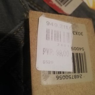 Levi's 519 Extreme Skinny Jeans Gris W30 L34