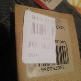 Levi's 519 Extreme Skinny Jeans Gris W30 L34