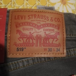 Levi's 519 Extreme Skinny Jeans Gris W30 L34