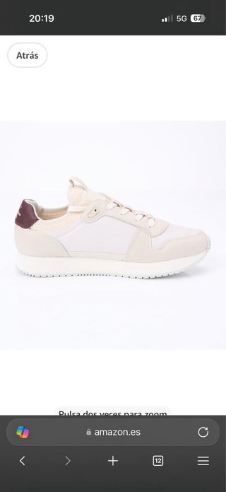 Zapatillas Calvin Klein Beige y Blancas