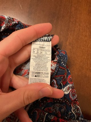 Maglia manica lunga fantasia paisley Tezenis