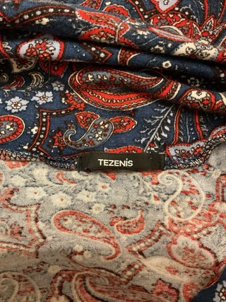 Maglia manica lunga fantasia paisley Tezenis