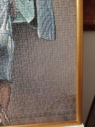 Puzzle: Muchacha en la ventana.Dali 1925