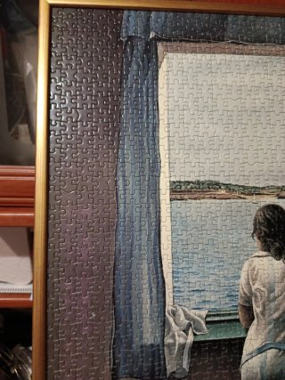 Puzzle: Muchacha en la ventana.Dali 1925