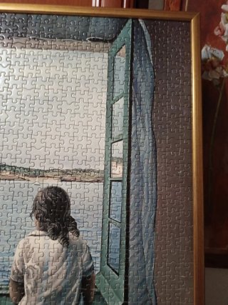 Puzzle: Muchacha en la ventana.Dali 1925