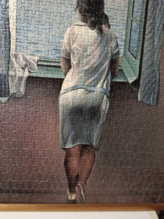 Puzzle: Muchacha en la ventana.Dali 1925