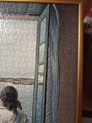 Puzzle: Muchacha en la ventana.Dali 1925