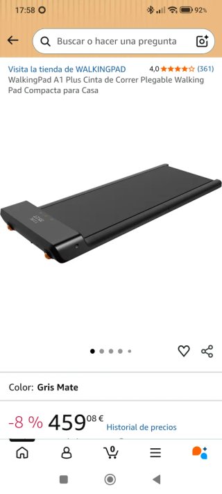 Cinta de correr WalkingPad WPA1F Pro