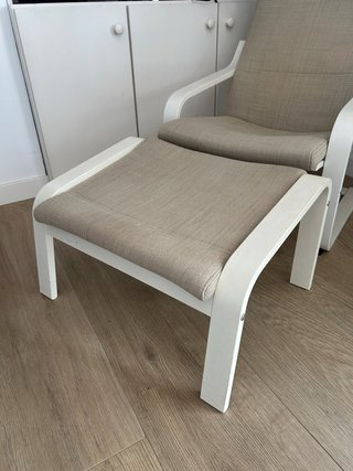 Butaca y reposapiés Ikea
