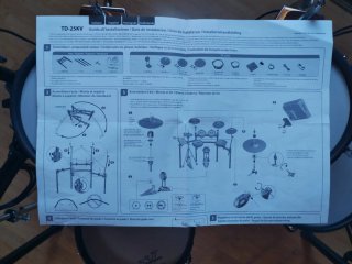 Batería Electrónica Roland TD-25KV Con pie charles