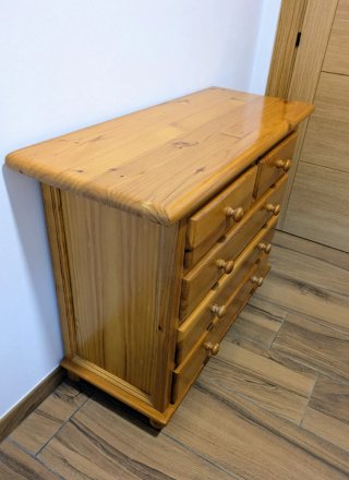 CÓMODA MADERA DE PINO
