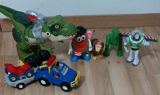 Lote Juguetes: Rex, Buzz, Potato, Slinky, etc.