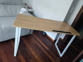 Mesa escritorio delineante madera y metal