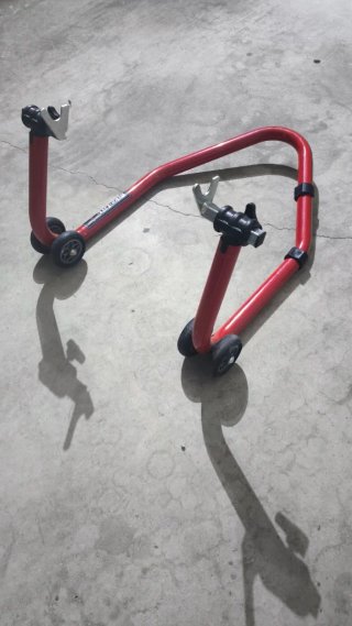 Caballete moto Bike-Lift rojo