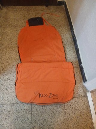 Saco para silla de bebé naranja