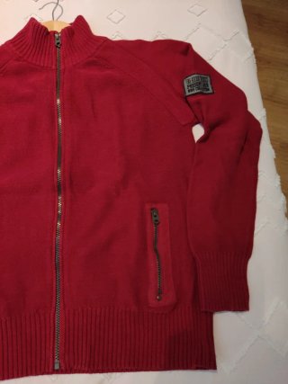 Chaqueta Zara niño roja cremallera