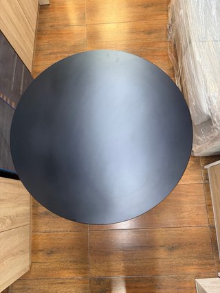 Mesa Redonda De comedor negro con 4 sillas