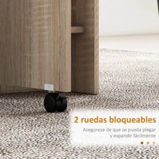 Cajonera blanca con ruedas