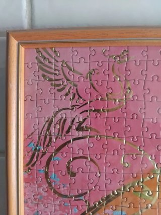 Puzzle/Cuadro Geisha Dorada y Roja