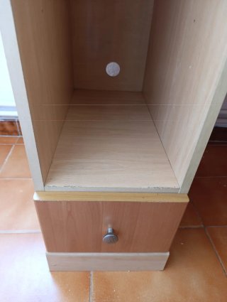 Escritorio esquinero de madera