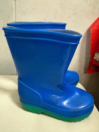 Botas de agua azules y verdes Talla 24/25