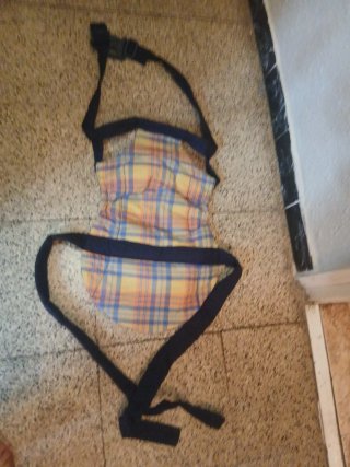Mochila portabebés azul