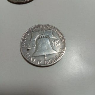Lote 3 Monedas Medios Dólares Plata
