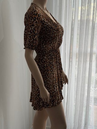 Vestido estampado animal print