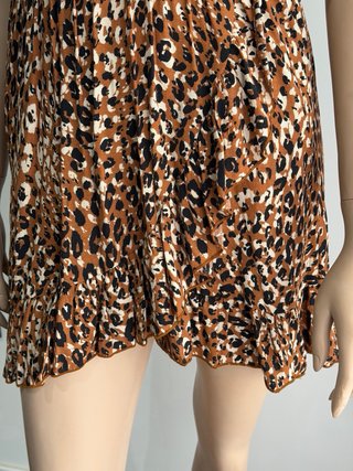 Vestido estampado animal print