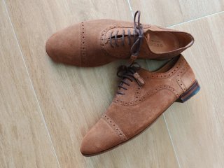 Scarpe Gucci in pelle scamosciata marrone