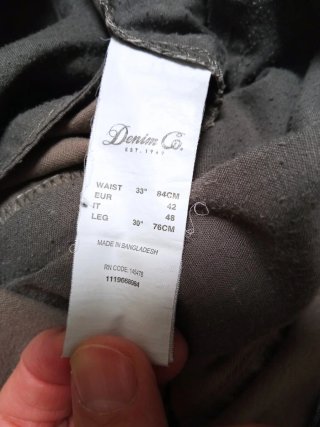 Lote 2 pantalones chinos talla 42 hombre